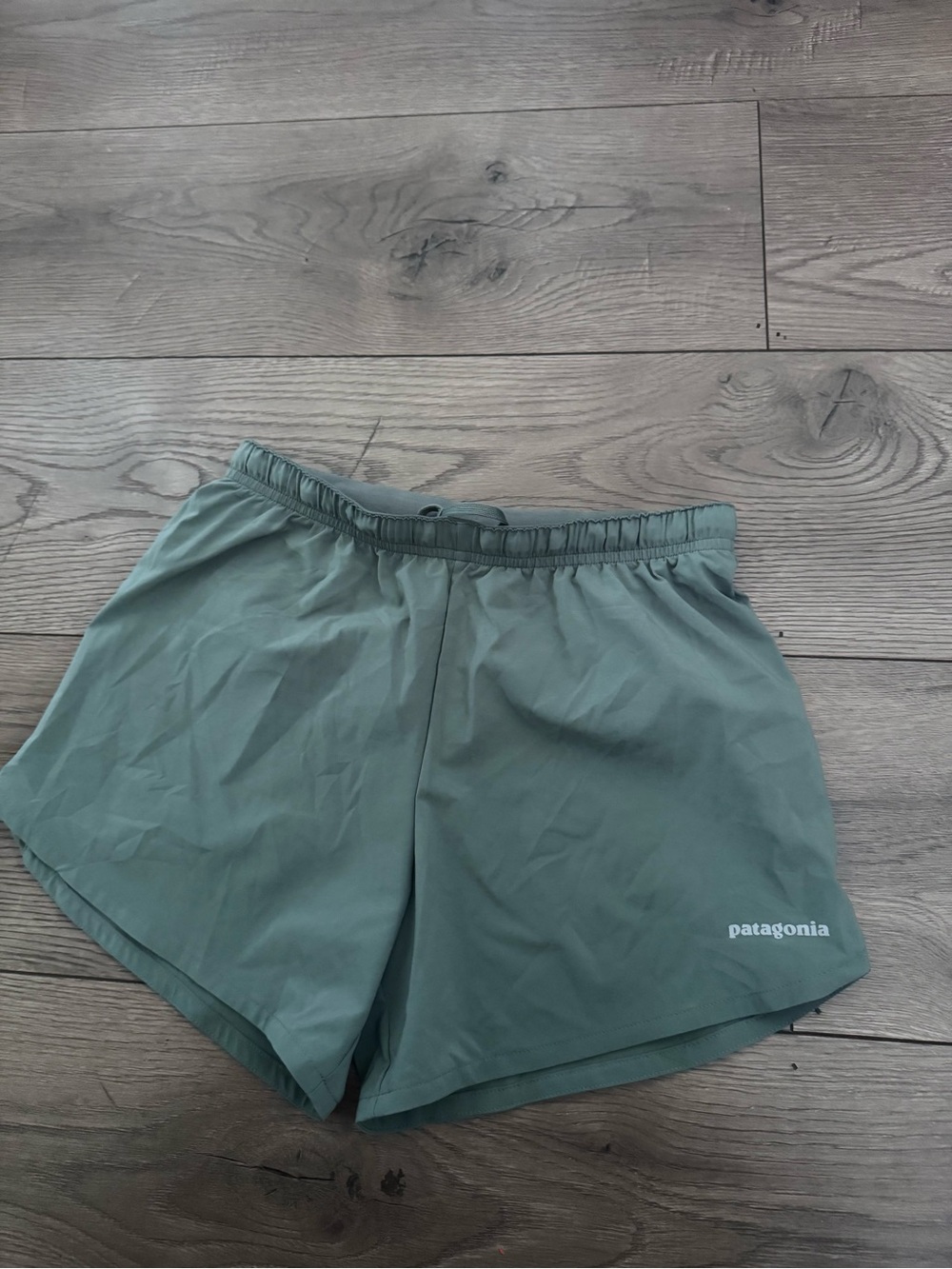 Patagonia Girls Kids Size L Green Athletic Shorts